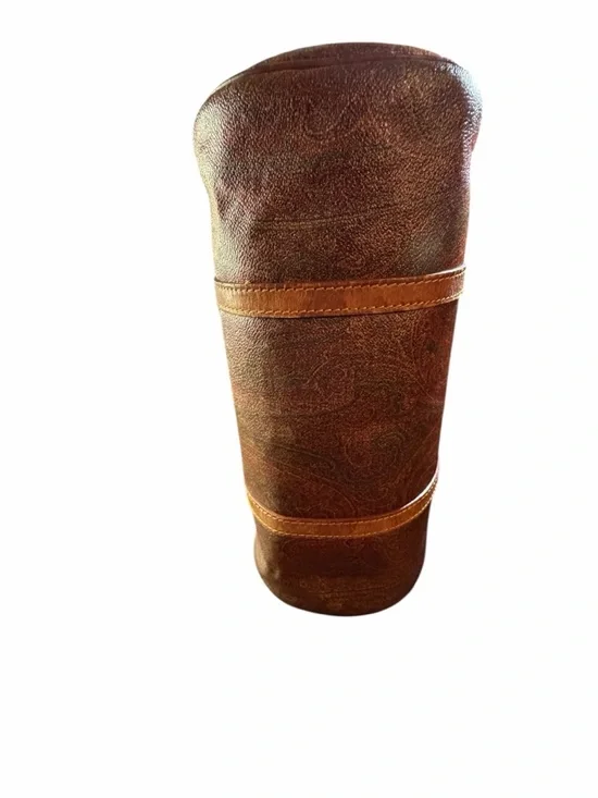 VINTAGE 1997 Etro Milano Paisley Barrel Bag - Made in Italy - Picture 5 of 8